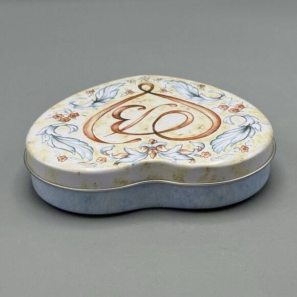 Brighton Heart Shaped Tin Trinket Jewelry Box Empty Love Romance 5.5" - Picture 7 of 10